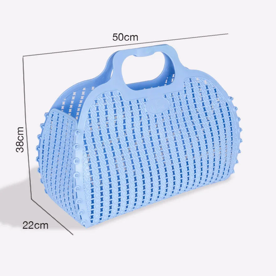 Aykasa Large Foldable Beach Bag – Baby Blue – image 3
