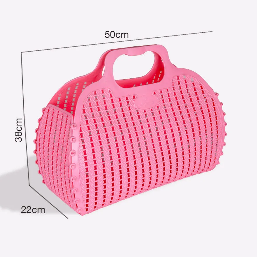 Aykasa Large Foldable Beach Bag – Baby Pink – image 3