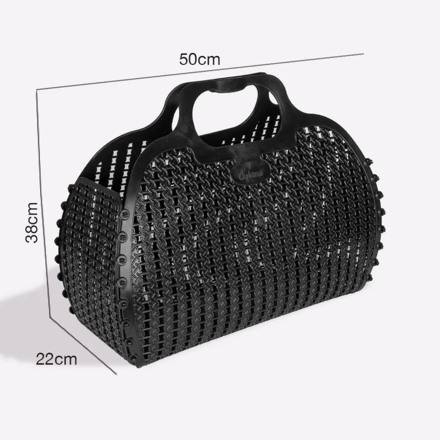 Aykasa Large Foldable Beach Bag – Black – image 3