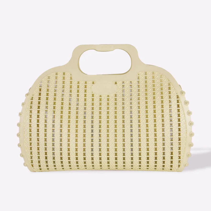 Aykasa Large Foldable Beach Bag – Lime Cream – image 4