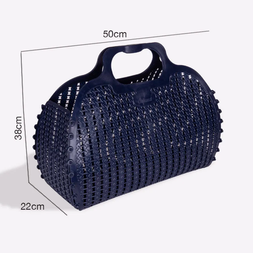 Aykasa Large Foldable Beach Bag – Navy – image 3