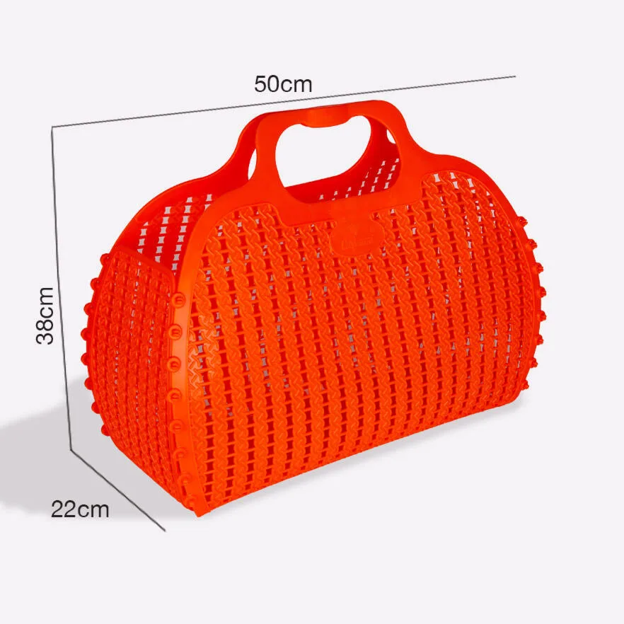 Aykasa Large Foldable Beach Bag – Orange – image 3