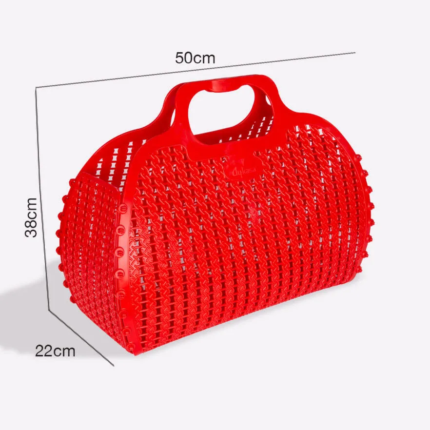 Aykasa Large Foldable Beach Bag – Red – image 3