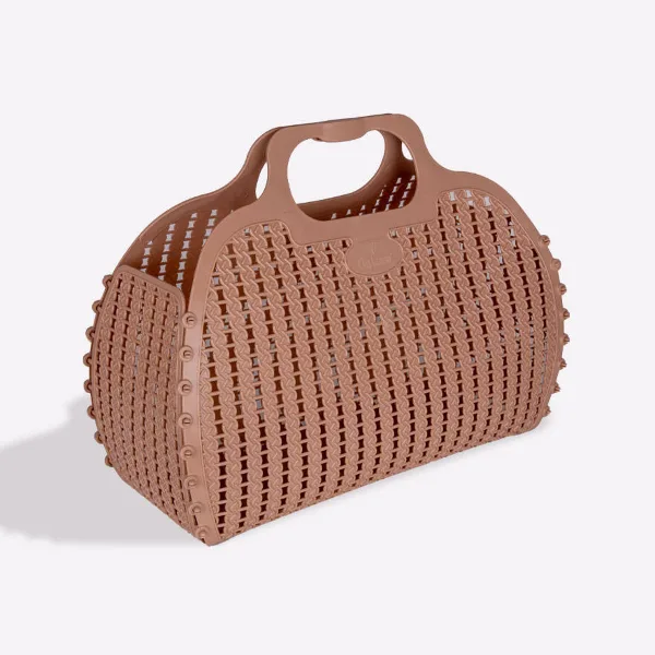 Aykasa Large Foldable Beach Bag – Warm Taupe