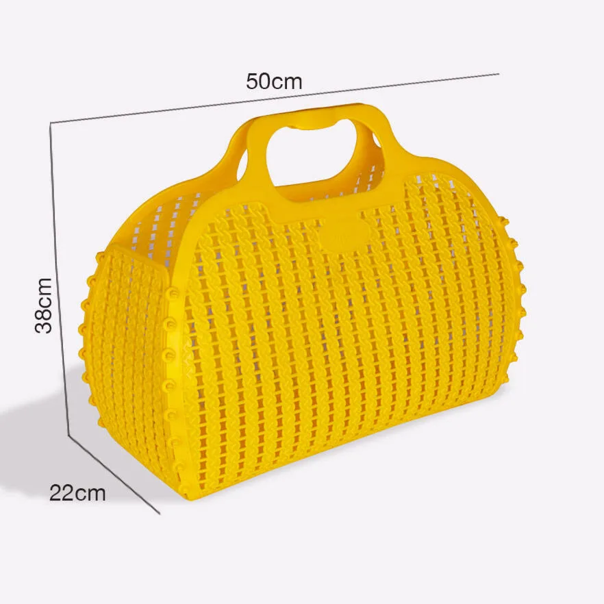 Aykasa Large Foldable Beach Bag – Yellow – image 3