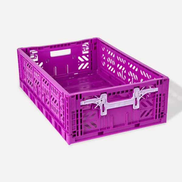 Aykasa Maxibox Comfort Lock Folding Crate 23.6 x 15.7 x 7.1 in – Bodacious