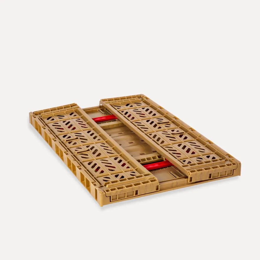 Aykasa Maxibox Comfort Lock Folding Crate 23.6 x 15.7 x 7.1 in – Gold – image 3