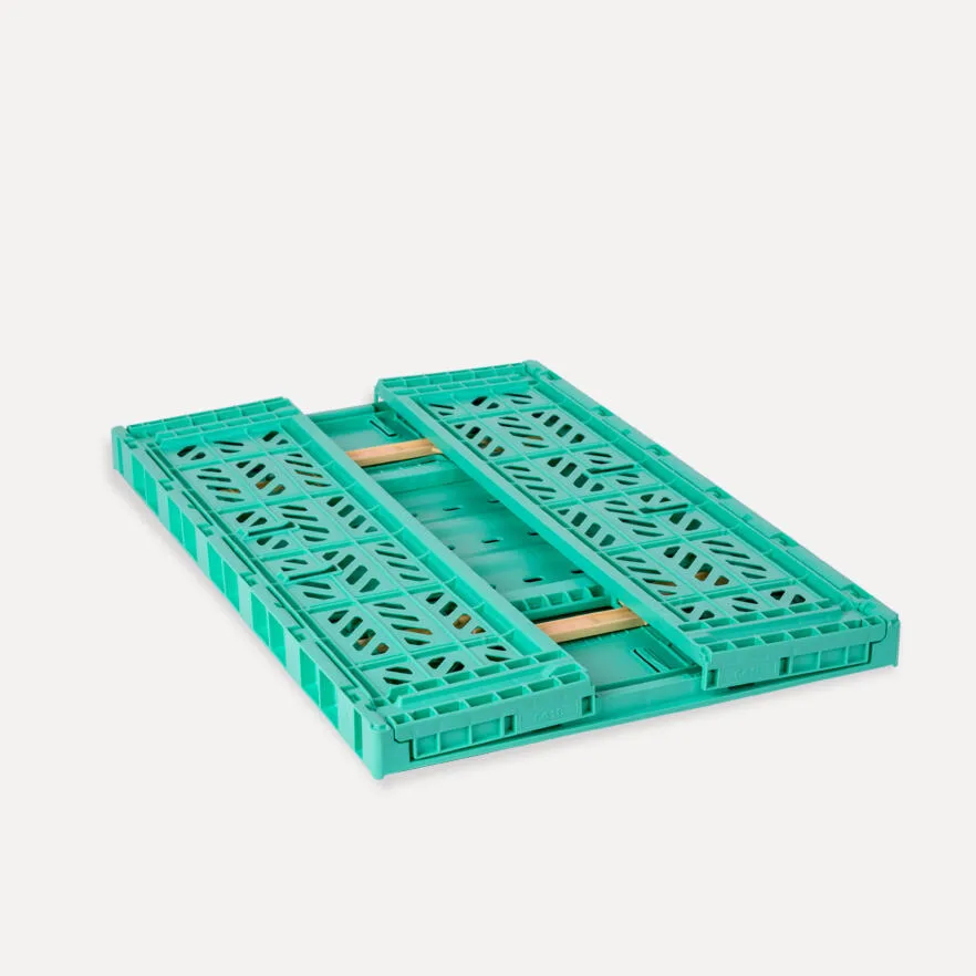 Aykasa Maxibox Comfort Lock Folding Crate 23.6 x 15.7 x 7.1 in – Mint – image 3