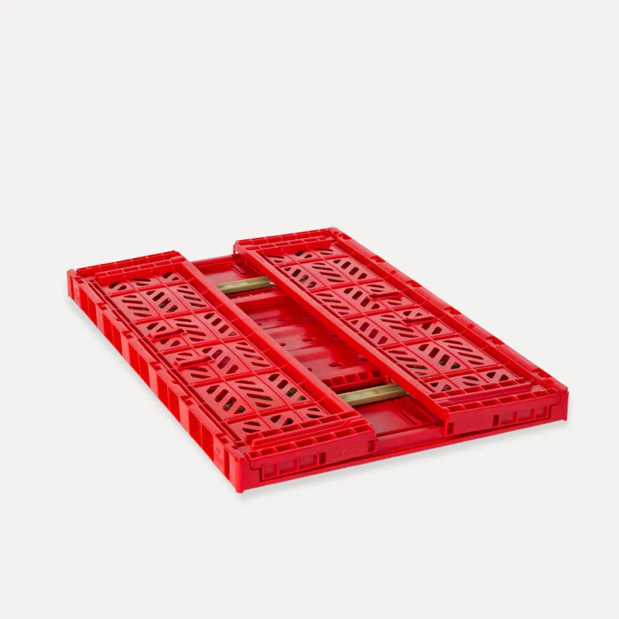 Aykasa Maxibox Comfort Lock Folding Crate 23.6 x 15.7 x 7.1 in – Red – image 2