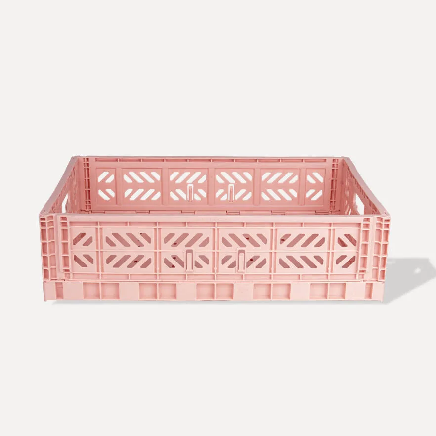 Aykasa Maxibox Folding Crate 23.6 x 15.7 x 5.9 in – Milk Tea – image 4