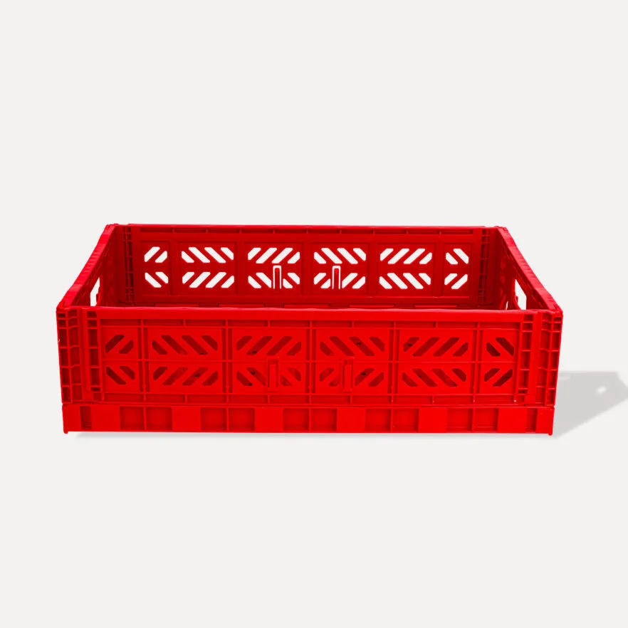 Aykasa Maxibox Folding Crate 23.6 x 15.7 x 5.9 in – Red – image 4