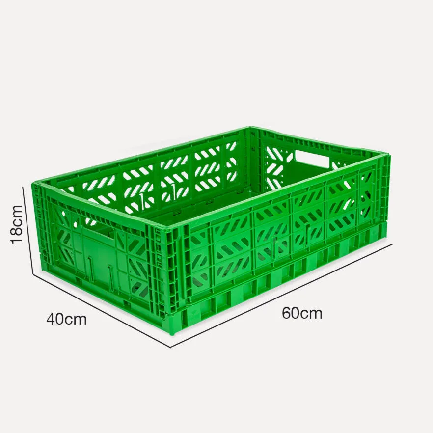 Aykasa Maxibox Folding Crate 23.6 x 15.7 x 7.1 in – Green – image 3