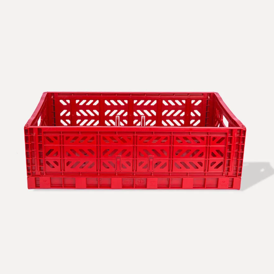 Aykasa Maxibox Folding Crate 23.6 x 15.7 x 7.1 in – Red – image 4