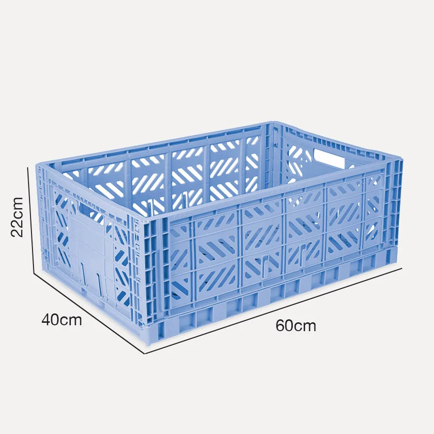 Aykasa Maxibox Folding Crate 23.6 x 15.7 x 8.7 in – Baby Blue – image 4