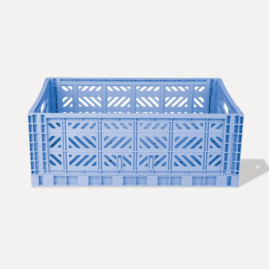 Aykasa Maxibox Folding Crate 23.6 x 15.7 x 8.7 in – Baby Blue – image 2