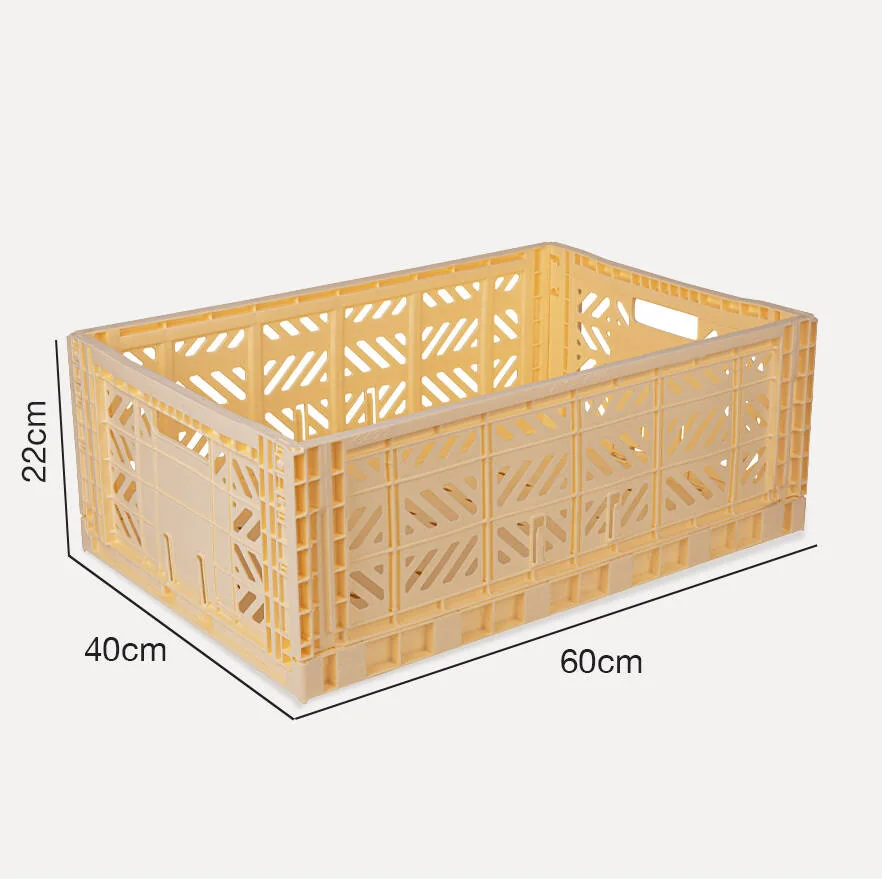 Aykasa Maxibox Folding Crate 23.6 x 15.7 x 8.7 in – Banana – image 3