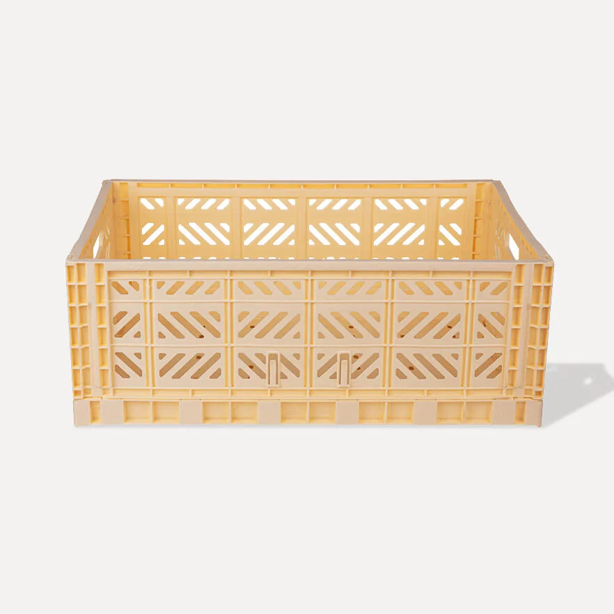 Aykasa Maxibox Folding Crate 23.6 x 15.7 x 8.7 in – Banana – image 2