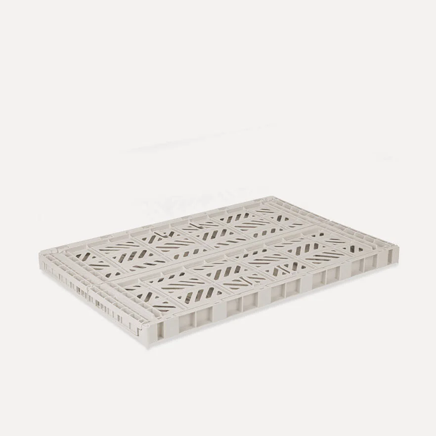 Aykasa Maxibox Folding Crate 23.6 x 15.7 x 8.7 in – Light Gray – image 3