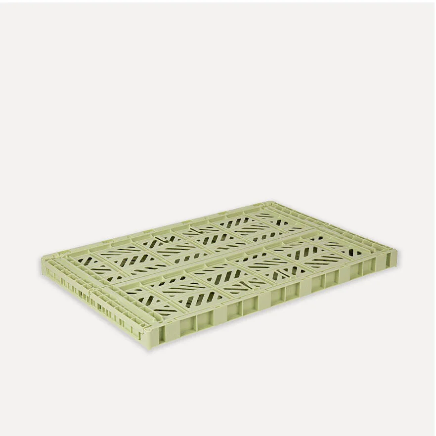 Aykasa Maxibox Folding Crate 23.6 x 15.7 x 8.7 in – Lime Cream – image 3