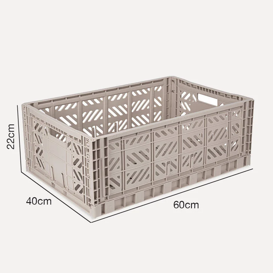Aykasa Maxibox Folding Crate 23.6 x 15.7 x 8.7 in – Sand – image 4