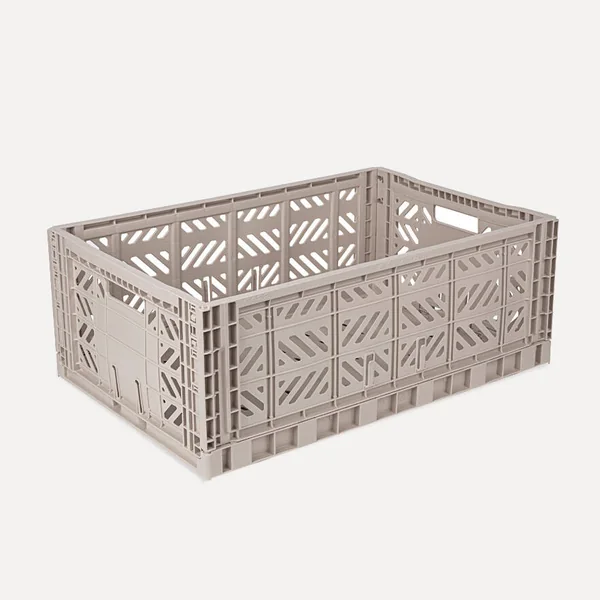 Aykasa Maxibox Folding Crate 23.6 x 15.7 x 8.7 in – Sand