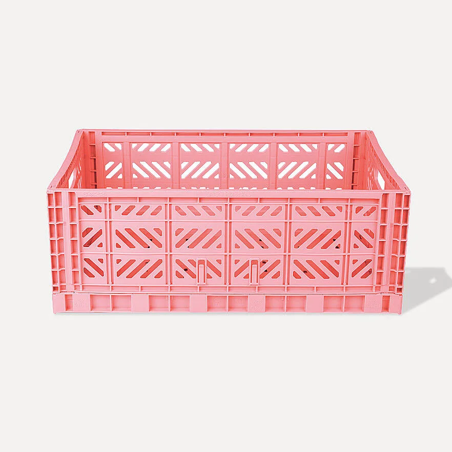 Aykasa Maxibox Folding Crate 23.6 x 15.7 x 8.7 in – Strawberry Milk – image 2