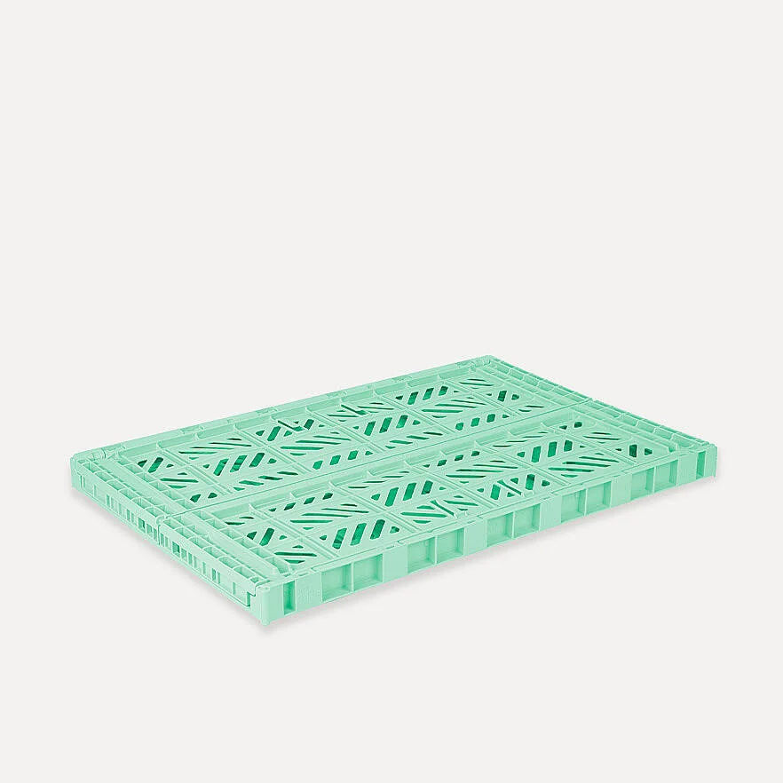 Aykasa Maxibox Folding Crate 23.6 x 15.7 x 8.7 in – Warm Mint – image 3