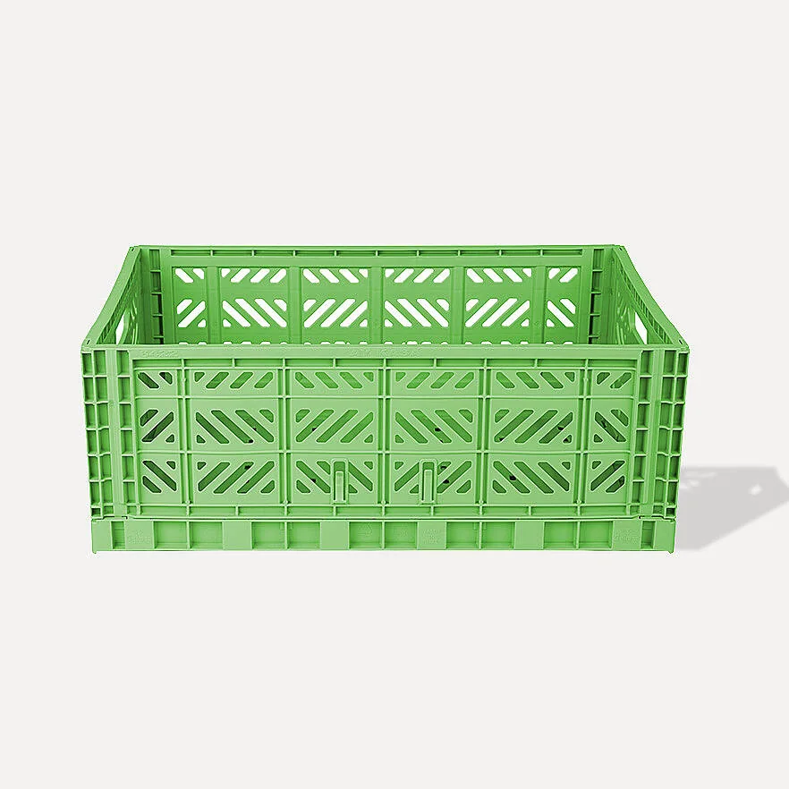 Aykasa Maxibox Folding Crate 23.6 x 15.7 x 8.7 in – Wasabi – image 2