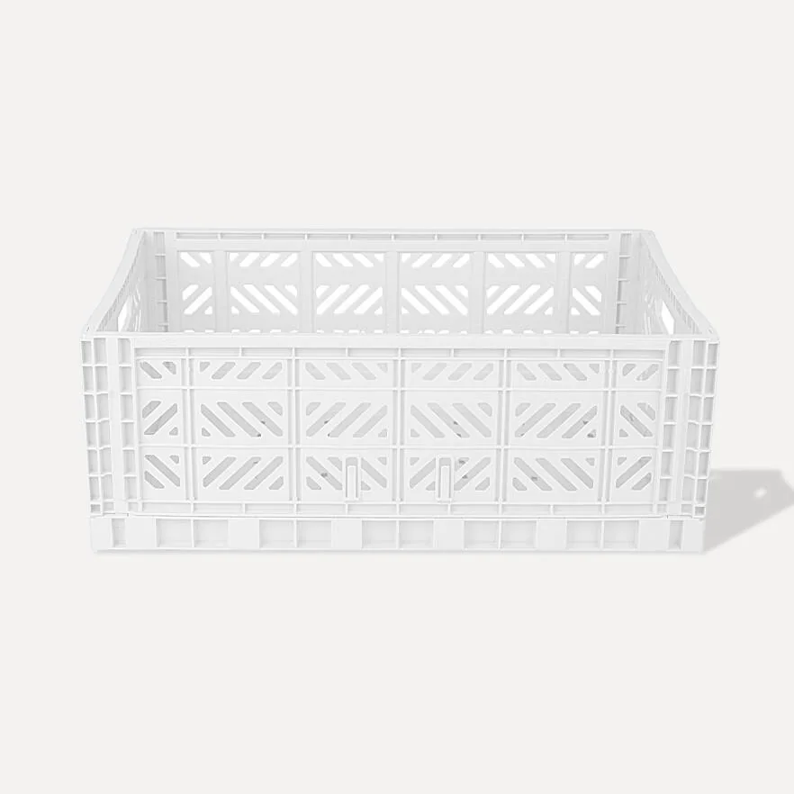 Aykasa Maxibox Folding Crate 23.6 x 15.7 x 8.7 in – White – image 2