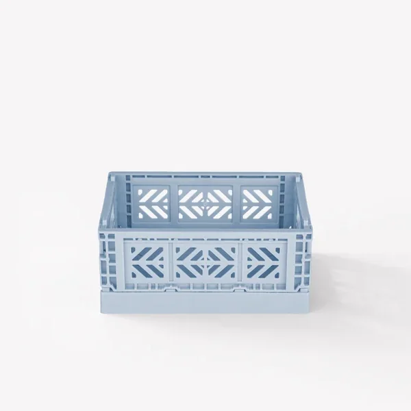 Aykasa Microbox Folding Crate 5.9 x 4.4 x 2.6 in – Pale Blue