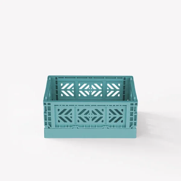 Aykasa Microbox Folding Crate 5.9 x 4.4 x 2.6 in – Teal