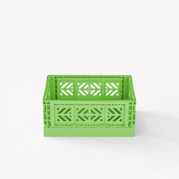 Aykasa Microbox Folding Crate 5.9 x 4.4 x 2.6 in – Wasabi