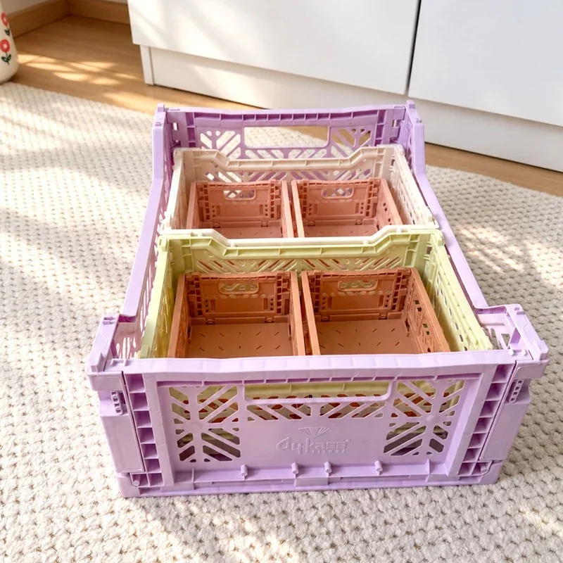 Aykasa Microbox Folding Crate 5.9 x 4.4 x 2.6 in – Almond Green – image 3
