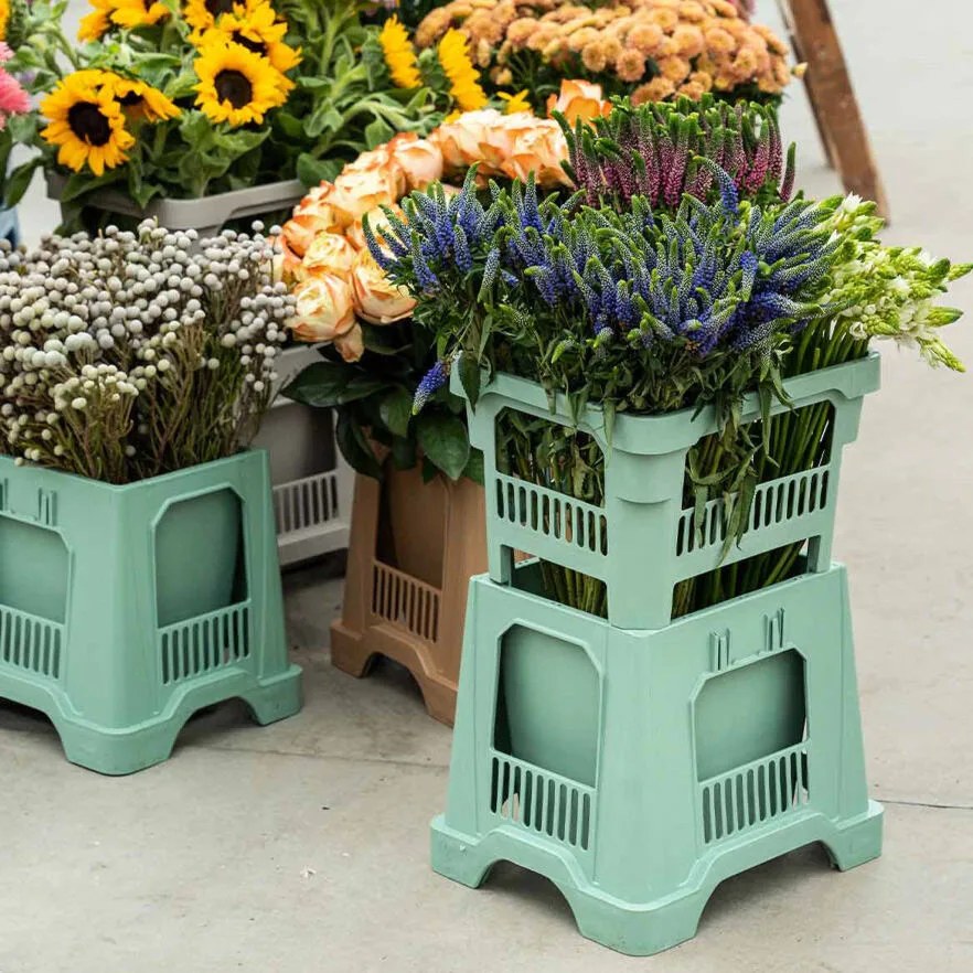 Aykasa Midi Florist Vase – Base – Almond Green – image 3