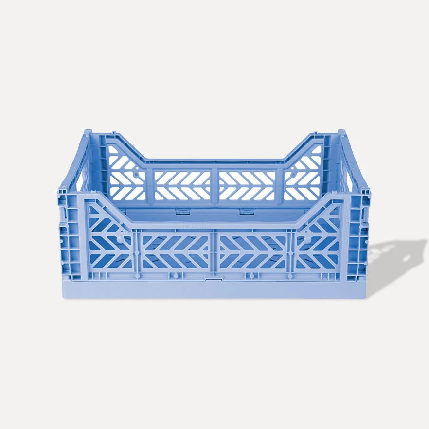 Aykasa Midibox Folding Crate 15.7 x 11.8 x 5.5 in – Baby Blue – image 2