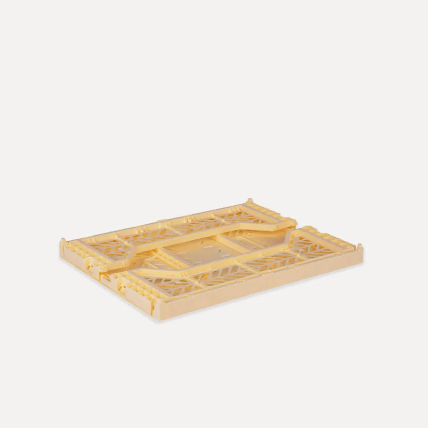 Aykasa Midibox Folding Crate 15.7 x 11.8 x 5.5 in – Banana – image 3
