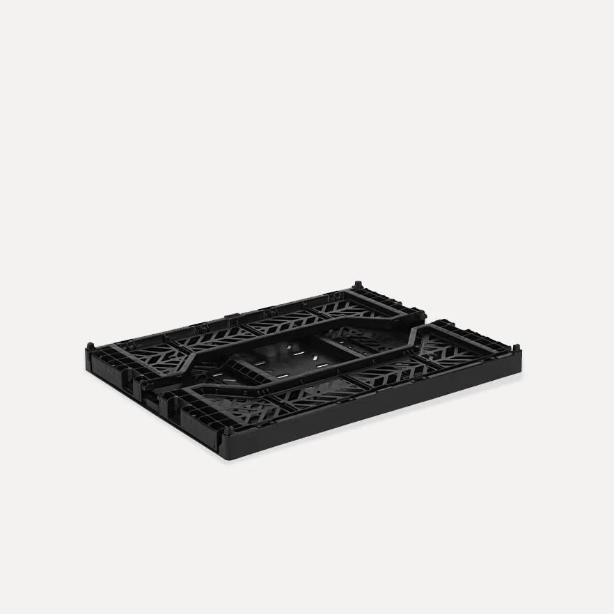 Aykasa Midibox Folding Crate 15.7 x 11.8 x 5.5 in – Black – image 3