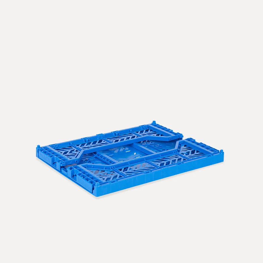 Aykasa Midibox Folding Crate 15.7 x 11.8 x 5.5 in – Blue – image 3
