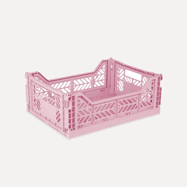 Aykasa Midibox Folding Crate 15.7 x 11.8 x 5.5 in – Cherry Blossom