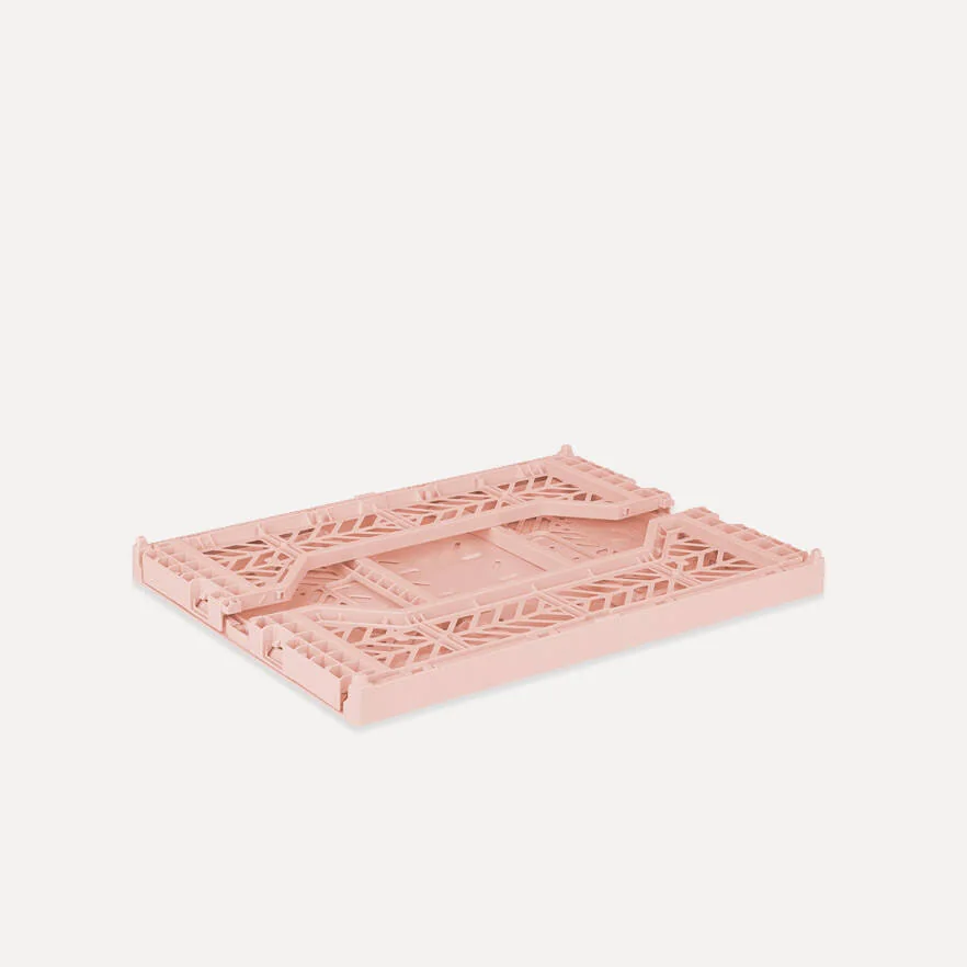 Aykasa Midibox Folding Crate 15.7 x 11.8 x 5.5 in – Milk Tea – image 3