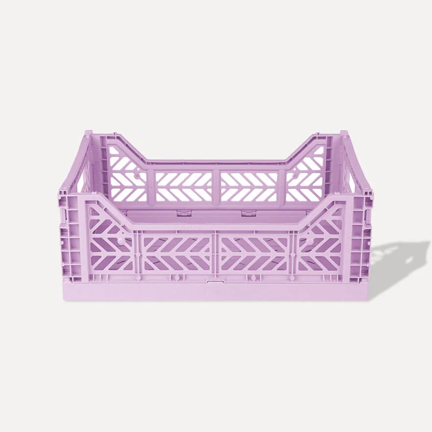 Aykasa Midibox Folding Crate 15.7 x 11.8 x 5.5 in – Orchid – image 2
