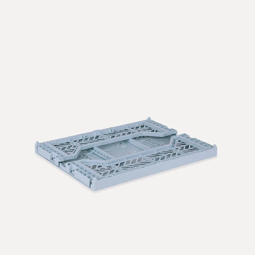Aykasa Midibox Folding Crate 15.7 x 11.8 x 5.5 in – Pale Blue – image 3