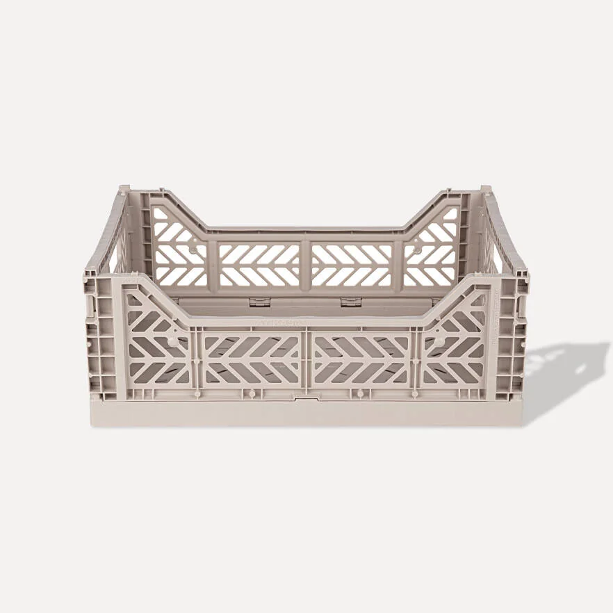 Aykasa Midibox Folding Crate 15.7 x 11.8 x 5.5 in – Sand – image 2