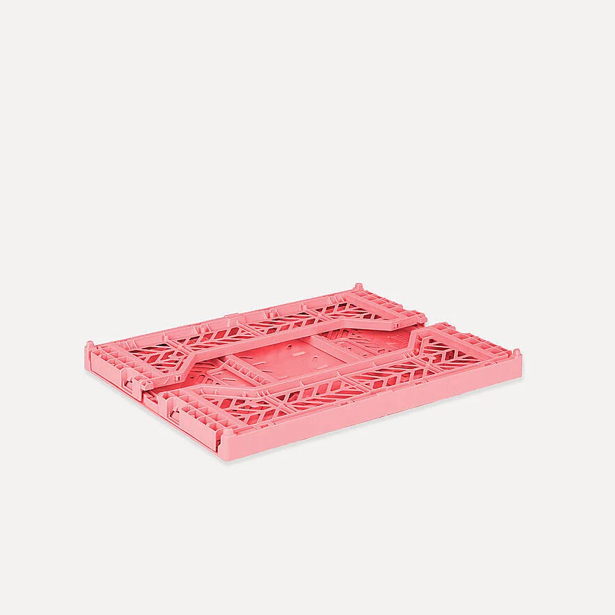 Aykasa Midibox Folding Crate 15.7 x 11.8 x 5.5 in – Strawberry Milk – image 3