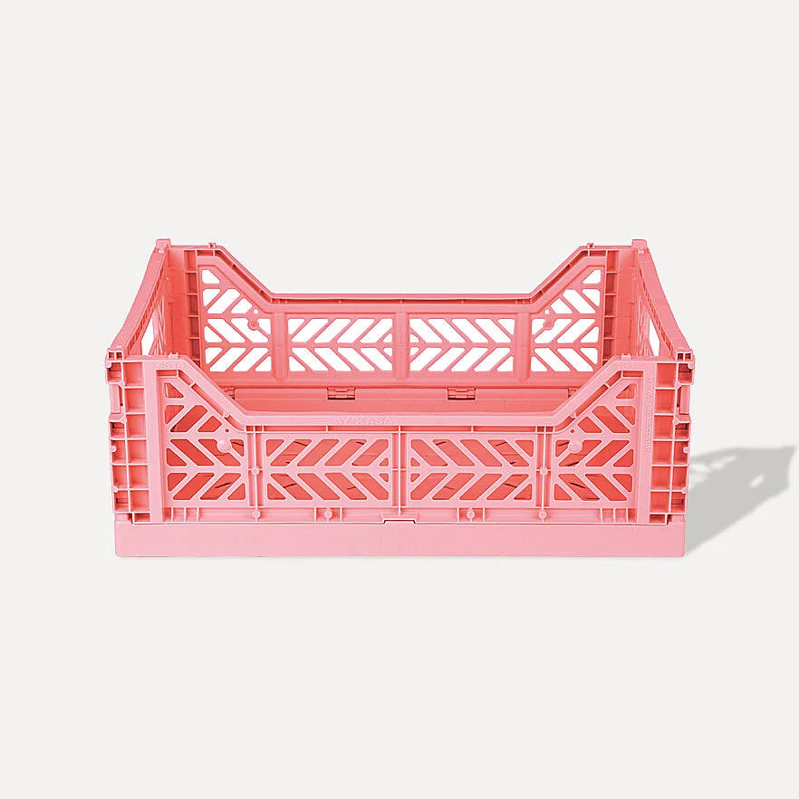 Aykasa Midibox Folding Crate 15.7 x 11.8 x 5.5 in – Strawberry Milk – image 2