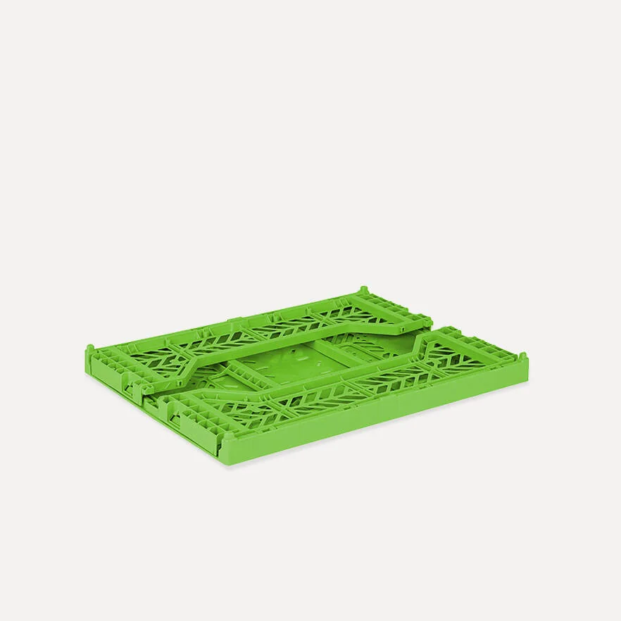 Aykasa Midibox Folding Crate 15.7 x 11.8 x 5.5 in – Wasabi – image 3