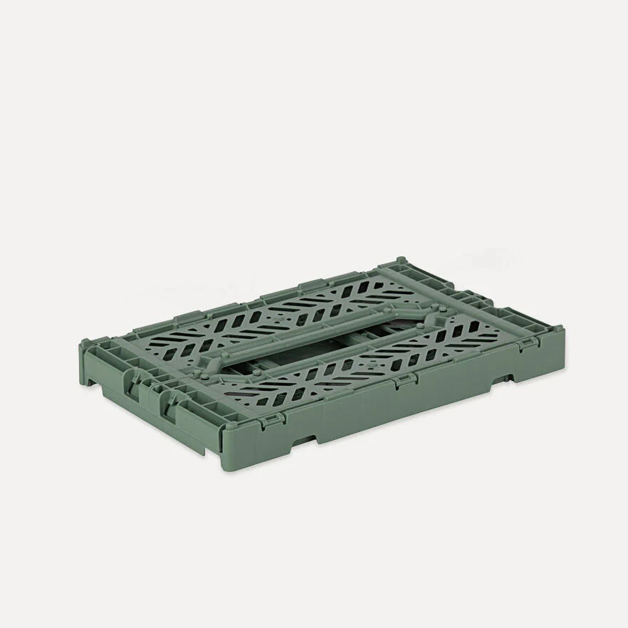 Aykasa Minibox Folding Crate 10.2 x 6.7 x 3.9 in – Almond Green – image 3