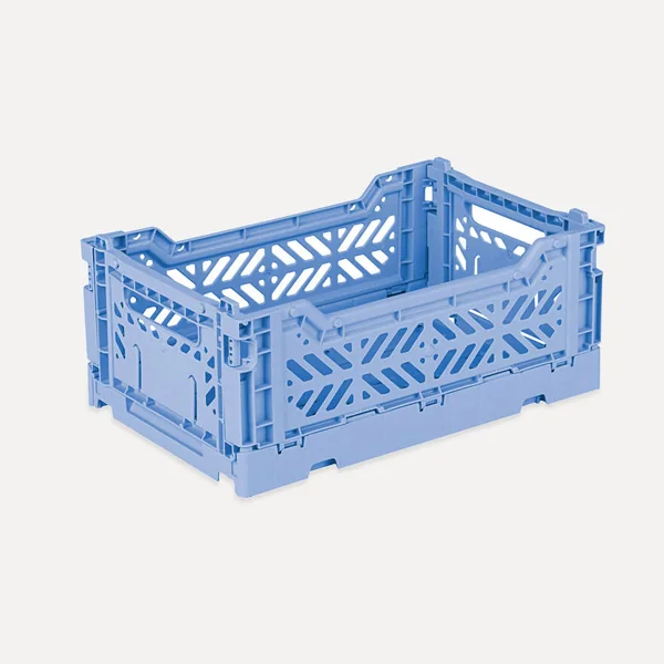 Aykasa Minibox Folding Crate 10.2 x 6.7 x 3.9 in – Baby Blue