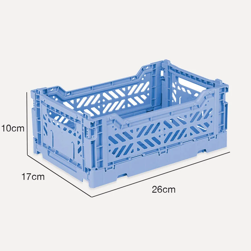 Aykasa Minibox Folding Crate 10.2 x 6.7 x 3.9 in – Baby Blue – image 4