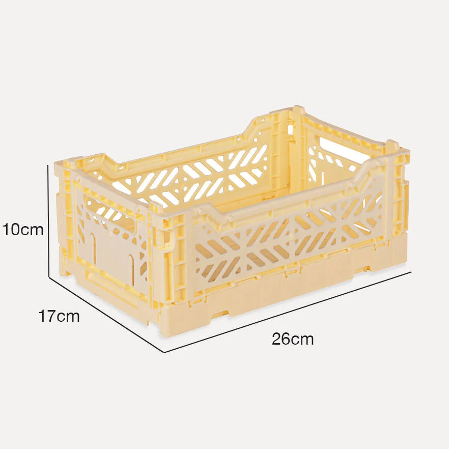 Aykasa Minibox Folding Crate 10.2 x 6.7 x 3.9 in – Banana – image 4